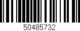 Código de barras (EAN, GTIN, SKU, ISBN): '50485732'