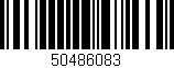 Código de barras (EAN, GTIN, SKU, ISBN): '50486083'