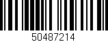 Código de barras (EAN, GTIN, SKU, ISBN): '50487214'