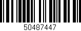 Código de barras (EAN, GTIN, SKU, ISBN): '50487447'