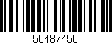 Código de barras (EAN, GTIN, SKU, ISBN): '50487450'