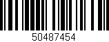 Código de barras (EAN, GTIN, SKU, ISBN): '50487454'