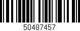Código de barras (EAN, GTIN, SKU, ISBN): '50487457'