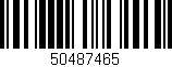 Código de barras (EAN, GTIN, SKU, ISBN): '50487465'