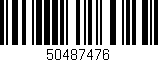 Código de barras (EAN, GTIN, SKU, ISBN): '50487476'
