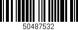 Código de barras (EAN, GTIN, SKU, ISBN): '50487532'