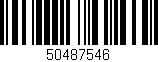 Código de barras (EAN, GTIN, SKU, ISBN): '50487546'