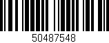 Código de barras (EAN, GTIN, SKU, ISBN): '50487548'