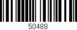 Código de barras (EAN, GTIN, SKU, ISBN): '50489'