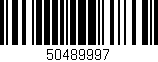 Código de barras (EAN, GTIN, SKU, ISBN): '50489997'