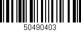 Código de barras (EAN, GTIN, SKU, ISBN): '50490403'