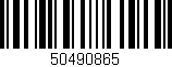 Código de barras (EAN, GTIN, SKU, ISBN): '50490865'