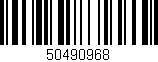 Código de barras (EAN, GTIN, SKU, ISBN): '50490968'