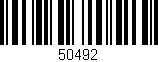 Código de barras (EAN, GTIN, SKU, ISBN): '50492'