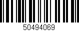 Código de barras (EAN, GTIN, SKU, ISBN): '50494069'