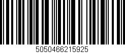 Código de barras (EAN, GTIN, SKU, ISBN): '5050466215925'
