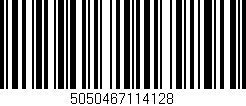 Código de barras (EAN, GTIN, SKU, ISBN): '5050467114128'