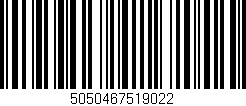 Código de barras (EAN, GTIN, SKU, ISBN): '5050467519022'