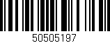 Código de barras (EAN, GTIN, SKU, ISBN): '50505197'