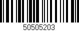 Código de barras (EAN, GTIN, SKU, ISBN): '50505203'