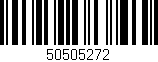 Código de barras (EAN, GTIN, SKU, ISBN): '50505272'