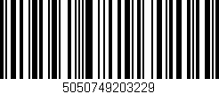Código de barras (EAN, GTIN, SKU, ISBN): '5050749203229'
