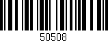 Código de barras (EAN, GTIN, SKU, ISBN): '50508'