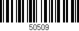 Código de barras (EAN, GTIN, SKU, ISBN): '50509'