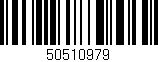 Código de barras (EAN, GTIN, SKU, ISBN): '50510979'