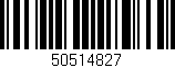 Código de barras (EAN, GTIN, SKU, ISBN): '50514827'