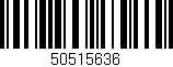Código de barras (EAN, GTIN, SKU, ISBN): '50515636'