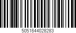 Código de barras (EAN, GTIN, SKU, ISBN): '5051644028283'