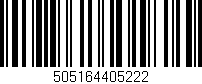 Código de barras (EAN, GTIN, SKU, ISBN): '505164405222'