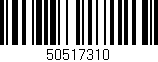 Código de barras (EAN, GTIN, SKU, ISBN): '50517310'
