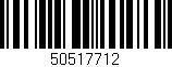 Código de barras (EAN, GTIN, SKU, ISBN): '50517712'