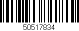 Código de barras (EAN, GTIN, SKU, ISBN): '50517834'
