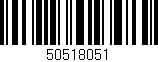 Código de barras (EAN, GTIN, SKU, ISBN): '50518051'
