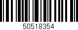 Código de barras (EAN, GTIN, SKU, ISBN): '50518354'