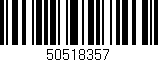 Código de barras (EAN, GTIN, SKU, ISBN): '50518357'