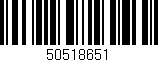 Código de barras (EAN, GTIN, SKU, ISBN): '50518651'
