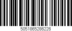 Código de barras (EAN, GTIN, SKU, ISBN): '5051865286226'
