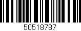 Código de barras (EAN, GTIN, SKU, ISBN): '50518787'