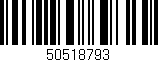 Código de barras (EAN, GTIN, SKU, ISBN): '50518793'