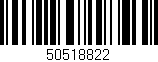 Código de barras (EAN, GTIN, SKU, ISBN): '50518822'