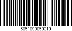 Código de barras (EAN, GTIN, SKU, ISBN): '5051893053319'