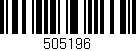 Código de barras (EAN, GTIN, SKU, ISBN): '505196'