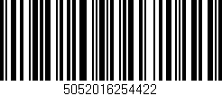 Código de barras (EAN, GTIN, SKU, ISBN): '5052016254422'