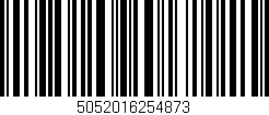 Código de barras (EAN, GTIN, SKU, ISBN): '5052016254873'