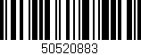 Código de barras (EAN, GTIN, SKU, ISBN): '50520883'