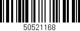 Código de barras (EAN, GTIN, SKU, ISBN): '50521168'